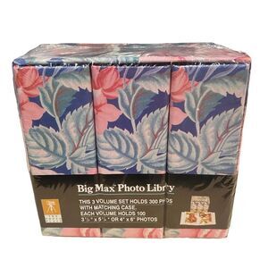 Vintage Big Max Photo Library Floral New in Package